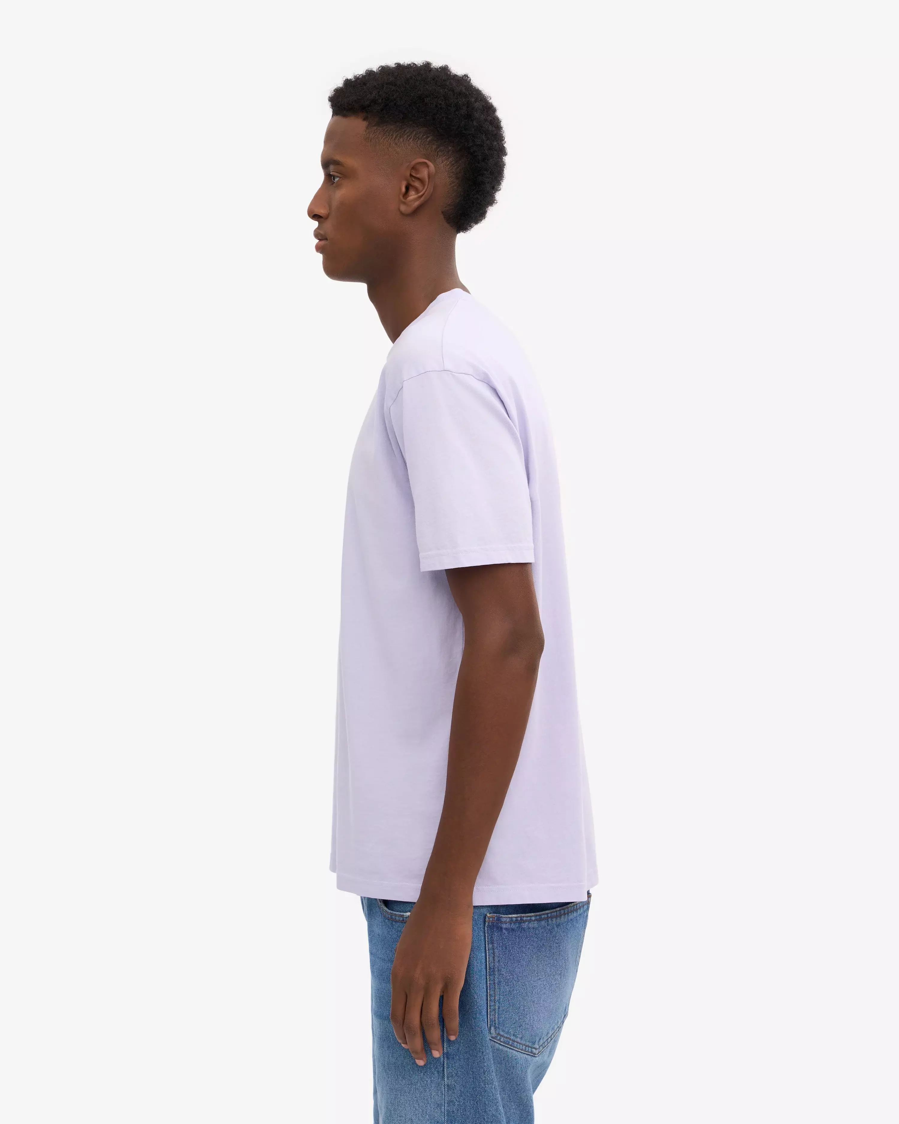 Colorful Standard Soft Lavender Organic T-Shirt Herren helllila